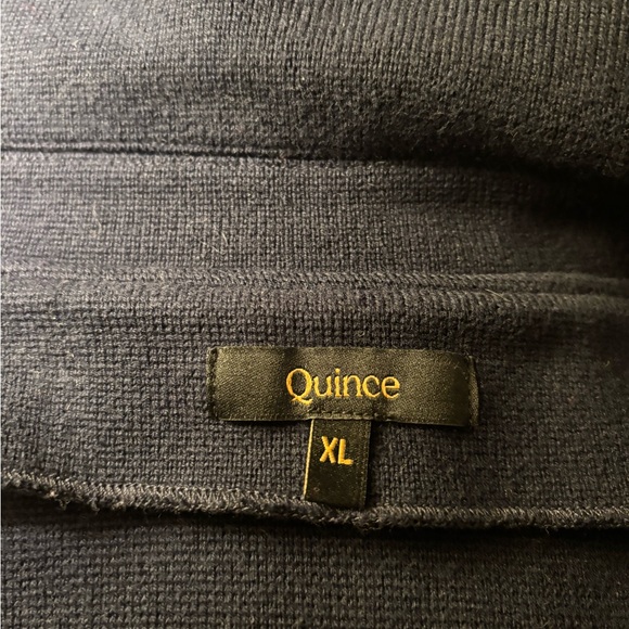 Quince Navy Women's Suit Jacket - Picture 3 of 3